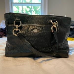 Coach Black Purse. Crossbody Strap Included.